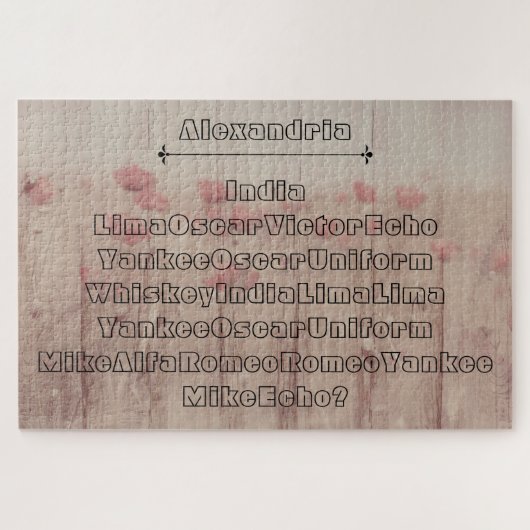 Wirst du das Puzzle "heiraten" in einem Puzzle (Horizontal)