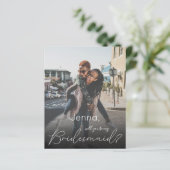Wirst du dein Foto zu meiner Bridesmaid machen? (Stehend Vorderseite)
