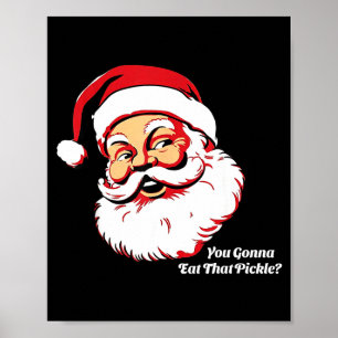 Wirst du diesen Ckle lustigen Weihnachtsmann Weihn Poster