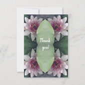 Wirst du mein Blumenmädchen Pink Lotus Blume sein? Einladung (Rückseite)