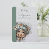 Wirst du mein Blumenmädchen sein (Stehend Vorderseite)