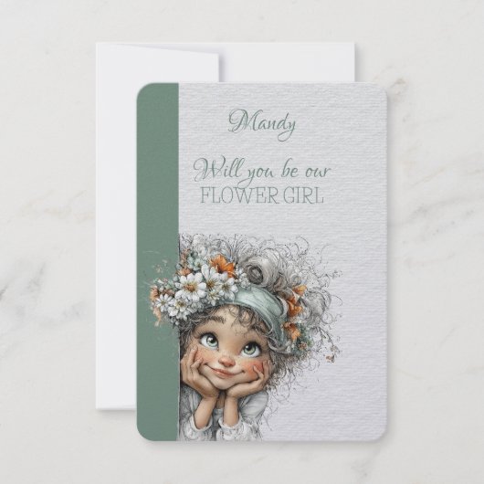 Wirst du mein Blumenmädchen sein (Vorderseite)