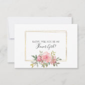 Wirst du mein Blumenmädchen sein, das üppig rot is (Vorderseite)