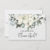 Wirst du mein Blumenmädchen sein Elfenbeinblume? (Vorderseite)