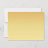 Wirst du mein Blumenmädchen sein? Goldene gelbe Bl (Rückseite)