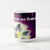 Wirst du mein Blumenmädchen sein? Kaffeetasse (Mittel)