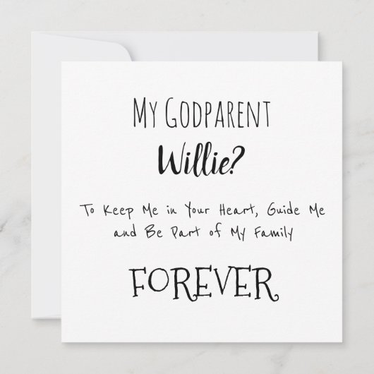 Wirst du mein Liebling sein? Vorschlag für die Neu Karte (Rückseite)