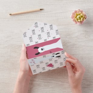Wirst du mein sein? Du bist Llamazing! Süße Llama- All In One Einladung