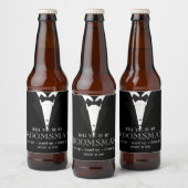 Wirst du mein Trauzeuge sein? Bierflaschenetikett (Flaschen)