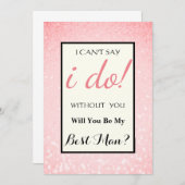 Wirst du mein Trauzeuge sein? Einladung (Vorne/Hinten)