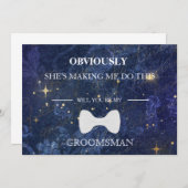 Wirst du mein Trauzeuge sein? Einladung (Vorne/Hinten)