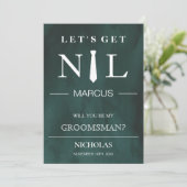 Wirst du mein Trauzeuge sein? Einladung (Stehend Vorderseite)