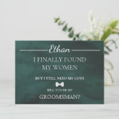 Wirst du mein Trauzeuge sein? Einladung (Stehend Vorderseite)