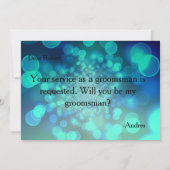 Wirst du mein Trauzeuge sein? Einladung (Rückseite)