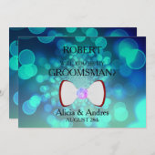 Wirst du mein Trauzeuge sein? Einladung (Vorne/Hinten)