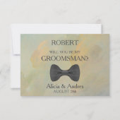 Wirst du mein Trauzeuge sein? Einladung (Vorderseite)