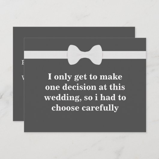 Wirst du mein Trauzeuge sein? Einladung (Vorne/Hinten)