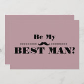 Wirst du mein Trauzeuge sein? Einladung (Vorne/Hinten)