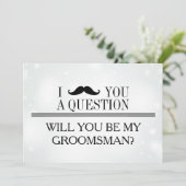 Wirst du mein Trauzeuge sein? Einladung (Stehend Vorderseite)