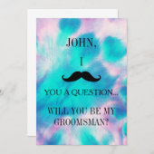 Wirst du mein Trauzeuge sein? Einladung (Vorne/Hinten)