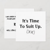 Wirst du mein Trauzeuge sein? Einladung (Vorne/Hinten)