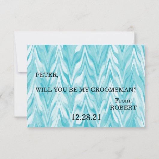 Wirst du mein Trauzeuge sein? Hintergrund Einladung (Rückseite)