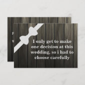 Wirst du mein Trauzeuge sein? Holzboden Einladung (Vorne/Hinten)