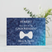 Wirst du mein Trauzeuge sein? Vorschlag Einladung (Stehend Vorderseite)