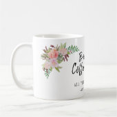 Wirst du mein überhängtes Brautparty Gift Floral s Kaffeetasse (Links)