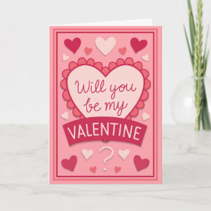 Wirst du mein Valentinsgruß sein Karte