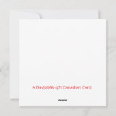 Wirst du mein Valentinstag sein? Feiertagskarte (Rückseite)