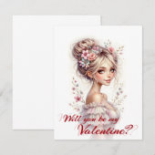 Wirst du mein Valentinstag sein – Romantischer Kun (Vorne/Hinten)