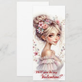 Wirst du mein Valentinstag sein – Romantischer Kun (Vorne/Hinten)