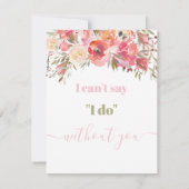 Wirst du meine Blume sein? Einladung (Rückseite)