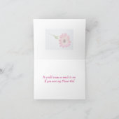Wirst du meine Blumenmädchenkarte sein? Einladung (Innenseite)