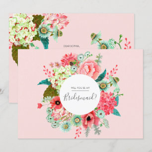 Wirst du meine Brautjungfer sein   Postkarten Einl