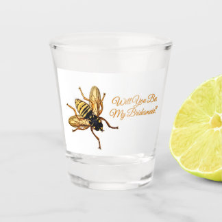 Wirst du meine Brautjungfer sein Schnapsglas