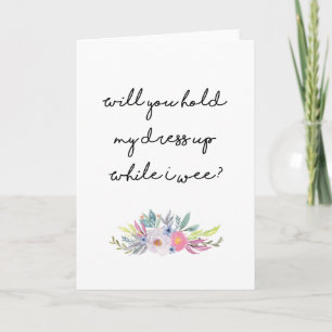 Wirst du meine Bridesmaid-Karte sein? Einladung