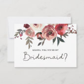 Wirst du meine Bridesmaid-Rose sein? (Vorderseite)