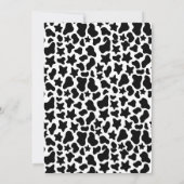 Wirst du meine Ehrenmatrone sein? Mädchen in Denim Einladung (Rückseite)