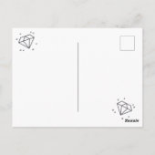 Wirst du meine Galentine sein? Postkarte (Rückseite)