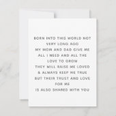 Wirst du meine Großmutter sein, lieblich Personali (Rückseite)