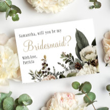 Wirst du meine Hochzeit mit Blumenzwiebeln sein?
