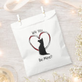 Wirst du meine sein? | Valentinstag Geschenktütchen (Ausgeschnitten)