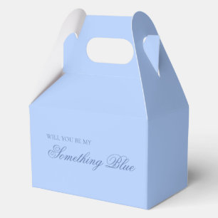 Wirst du meine Something Blue Proposal Box sein Geschenkschachtel