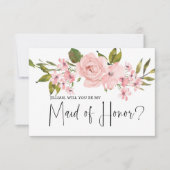 Wirst du meine Trauzeugin rot-rot sein? (Vorderseite)