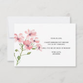 Wirst du meine Trauzeugin rot-rot sein? (Rückseite)