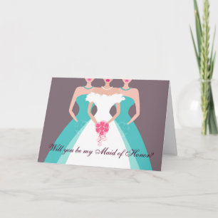 Wirst du meine Trauzeugin sein? Brautparty (Pool) Einladung