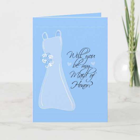 "Wirst du meine Trauzeugin sein?" Einladung (Vorderseite)