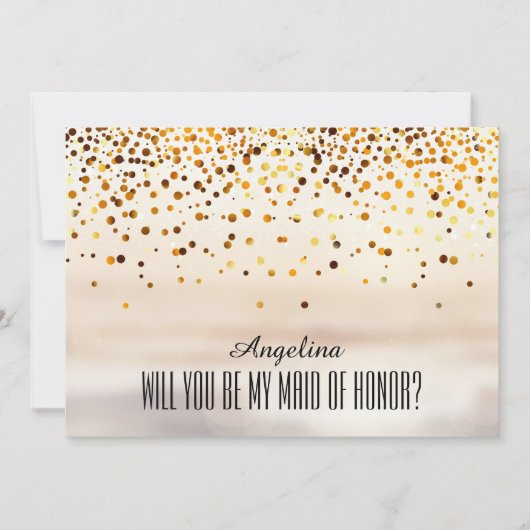 Wirst du meine TRAUZEUGIN sein? Einladung (Vorderseite)